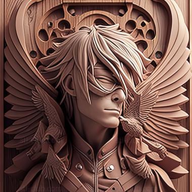 3D model DGray man Katsura Hoshino (STL)